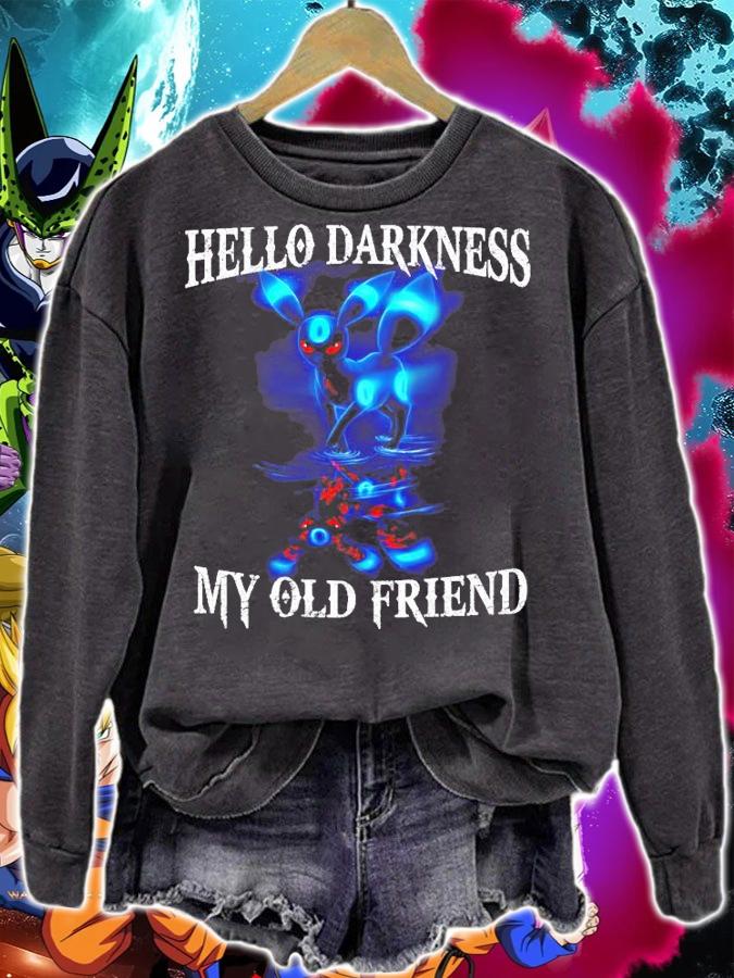 Pokemon Umbreon Hello Darkness my old friend shirt sweatshirt