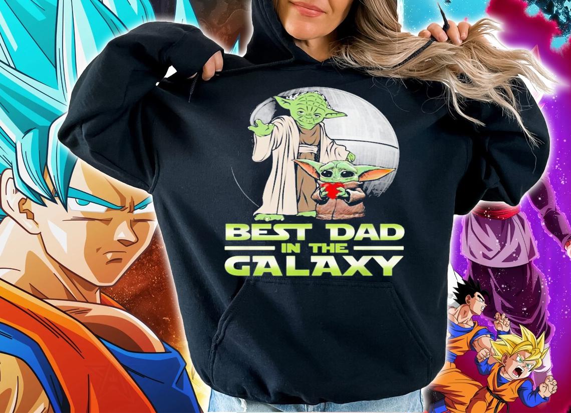 Star Wars Master Yoda And Baby Yoda Best Dad In The Galaxy t-shirt hoodie