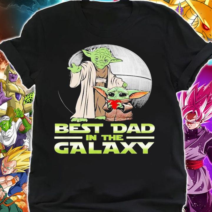 Star Wars Master Yoda And Baby Yoda Best Dad In The Galaxy t-shirt shirt