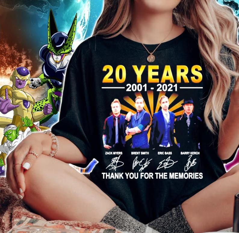 20 years 2001 2021 Shinedown thank you for the memories t-shirt woman shirt