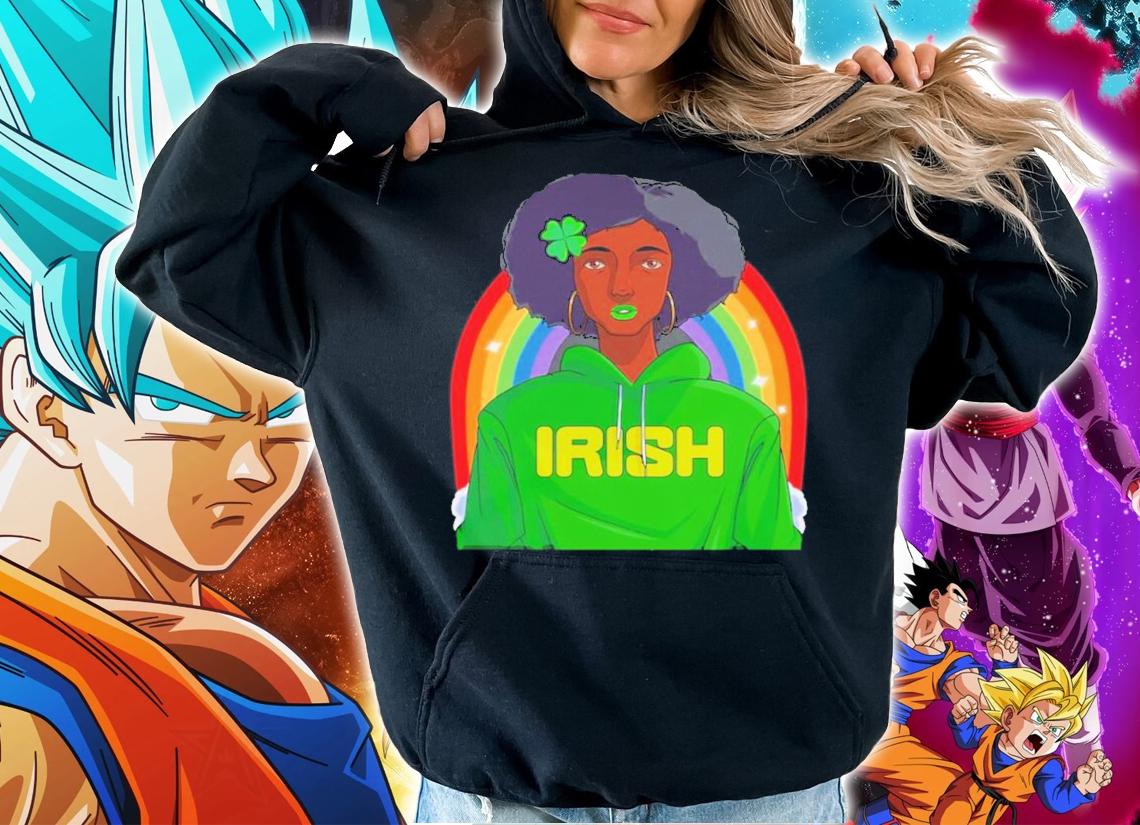 African American Black Leprechaun St.Patrick's Day shirt hoodie