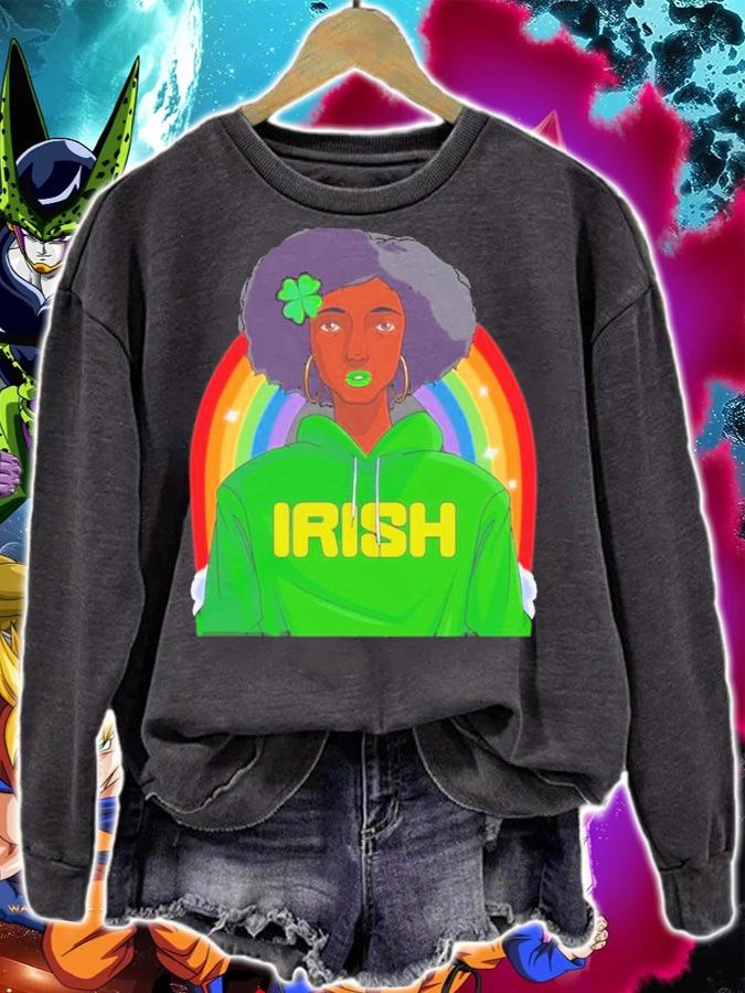 African American Black Leprechaun St.Patrick's Day shirt sweatshirt