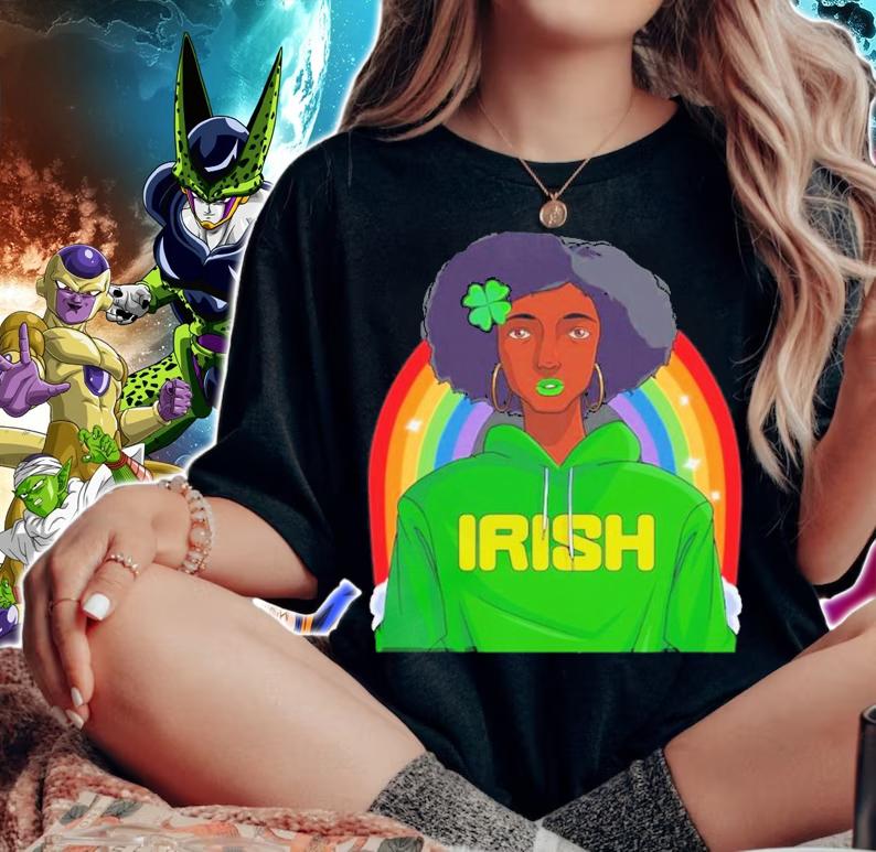 African American Black Leprechaun St.Patrick's Day shirt woman shirt