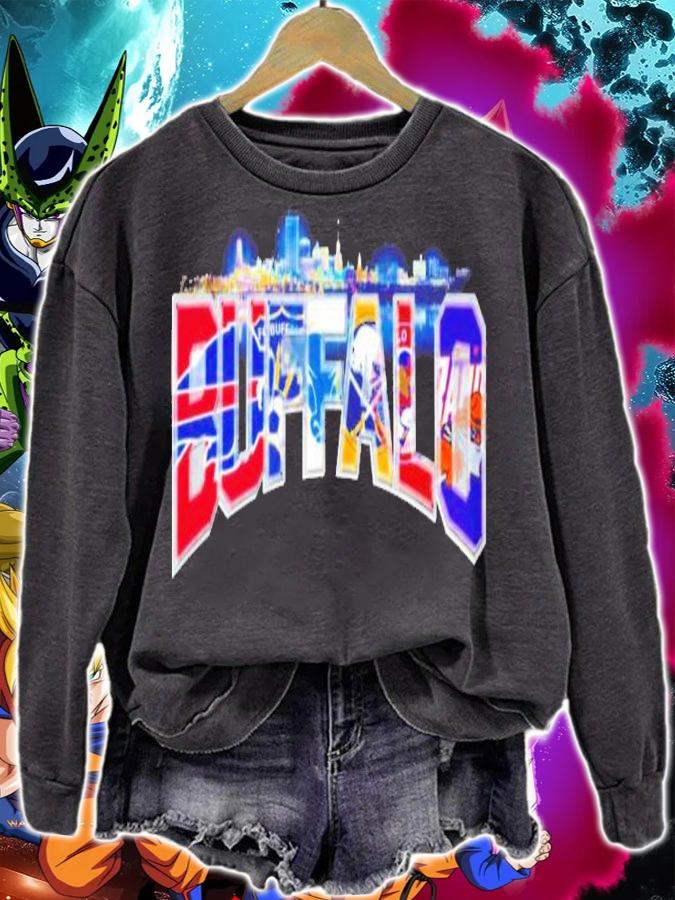 Buffalo sports team Buffalo Bills FC Buffalo Buffalo Sabres Buffalo Bandits Los Angeles City t-shirt sweatshirt