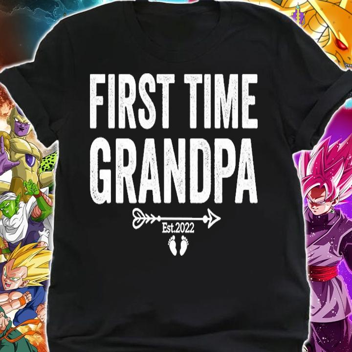 First Time Grandpa est 2022 shirt shirt