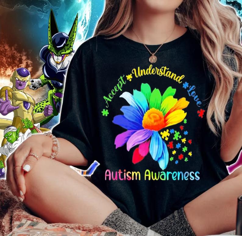 Flower accept understand love Autism Awareness shirt woman shirt