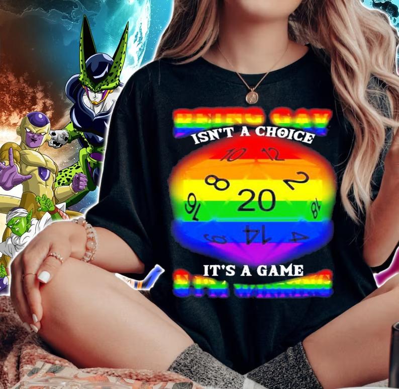 LGBT being gay isnt a choice its a game and Im winning shirt woman shirt