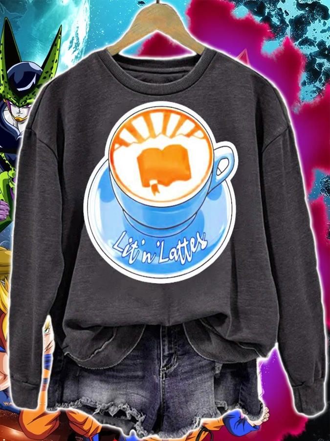 Lit and Lattes Book Club shirt sweatshirt