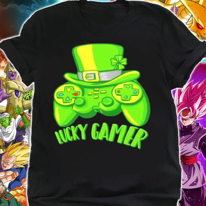 Lucky Gamer St.Patricks Day Gaming Gamer shirt shirt