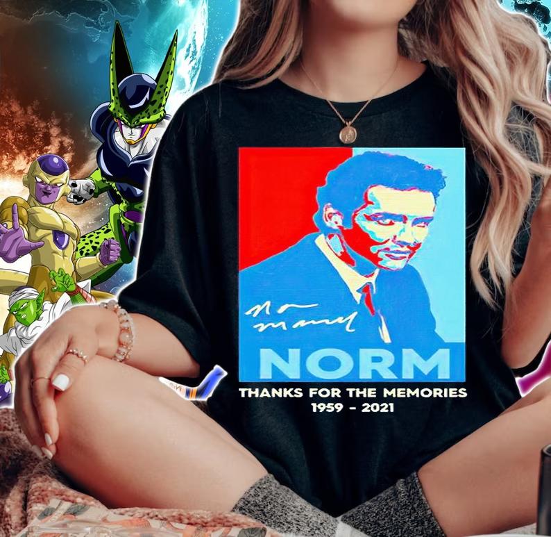 Norm thanks for the memories 1959-2021 T-shirt woman shirt