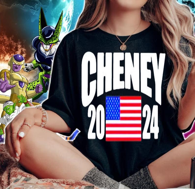 Cheney 2024 American flag shirt woman shirt