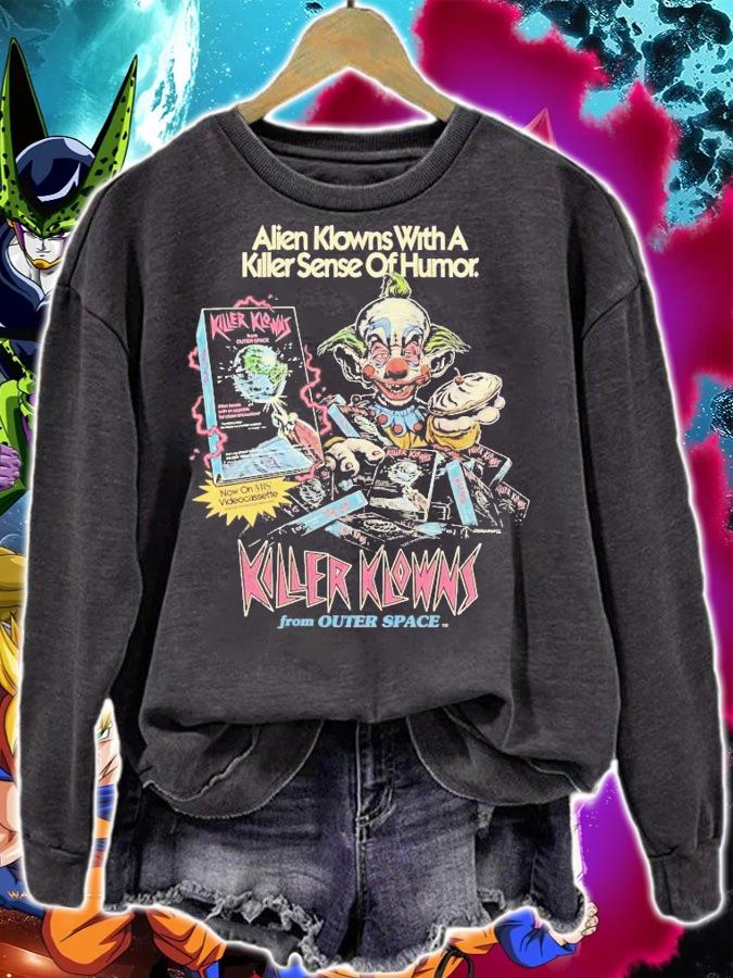 Alien Klowns with a killer sense of humor Killer Klowns shirt sweatshirt
