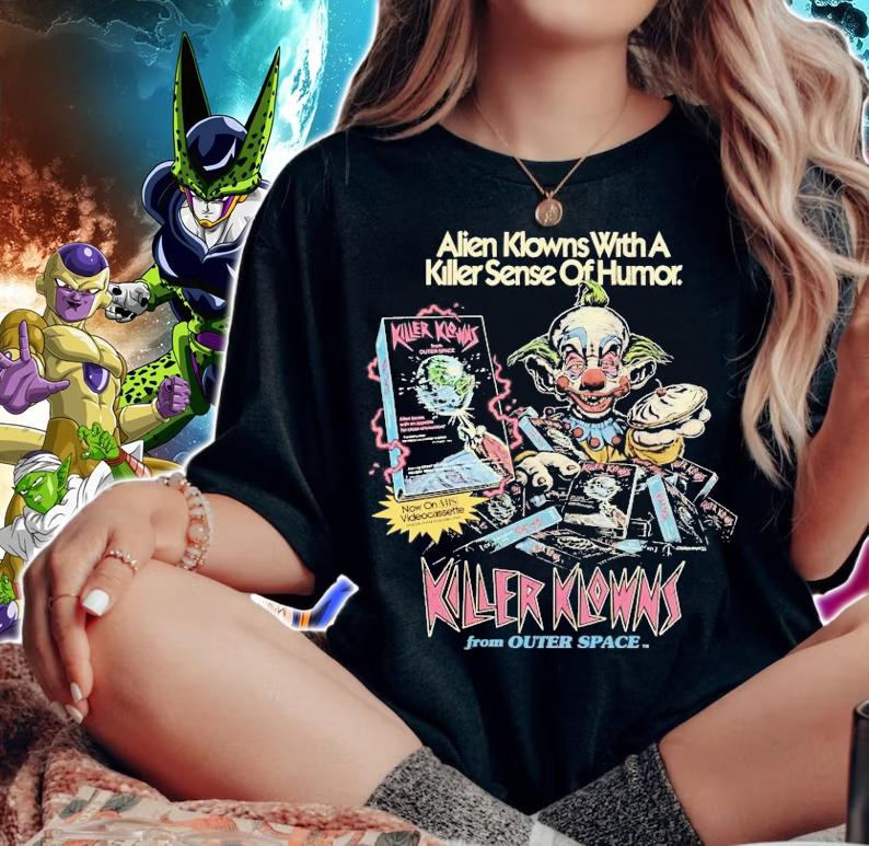 Alien Klowns with a killer sense of humor Killer Klowns shirt woman shirt