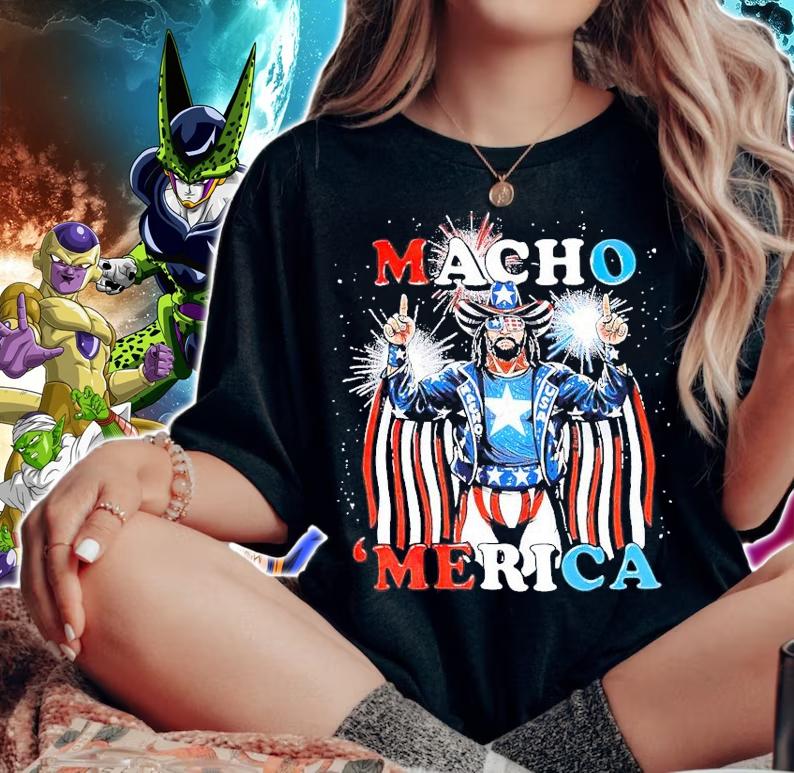 Pro-Wrestling Macho 'Merica shirt woman shirt