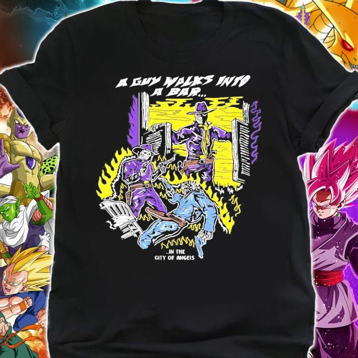 Warren Lotas a guy walks into a bar in the city of angels shirt shirt