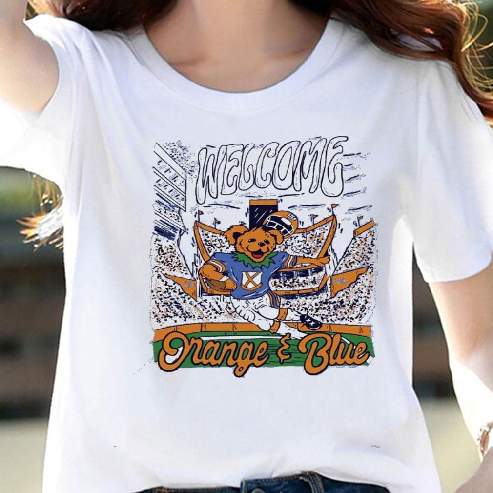 Welcome to the Orange and Blue shirt woman shirt