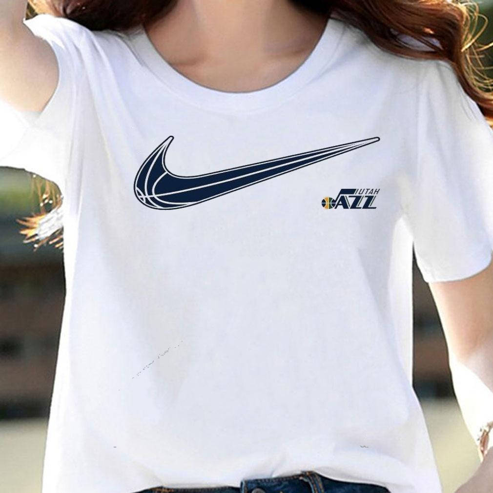 Utah Jazz 2020-2021 Nike City Edition Swoosh shirt woman shirt
