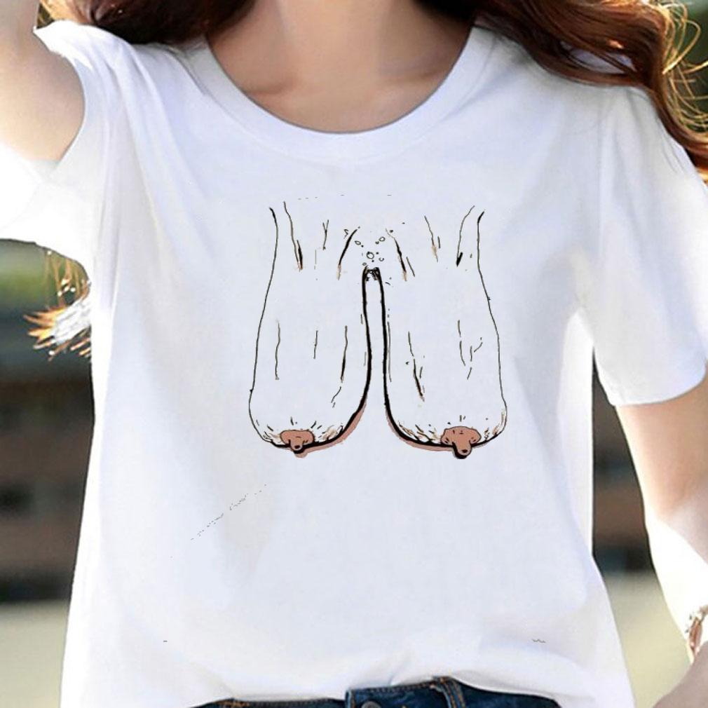 Saggy Granny Teets cartoon shirt woman shirt