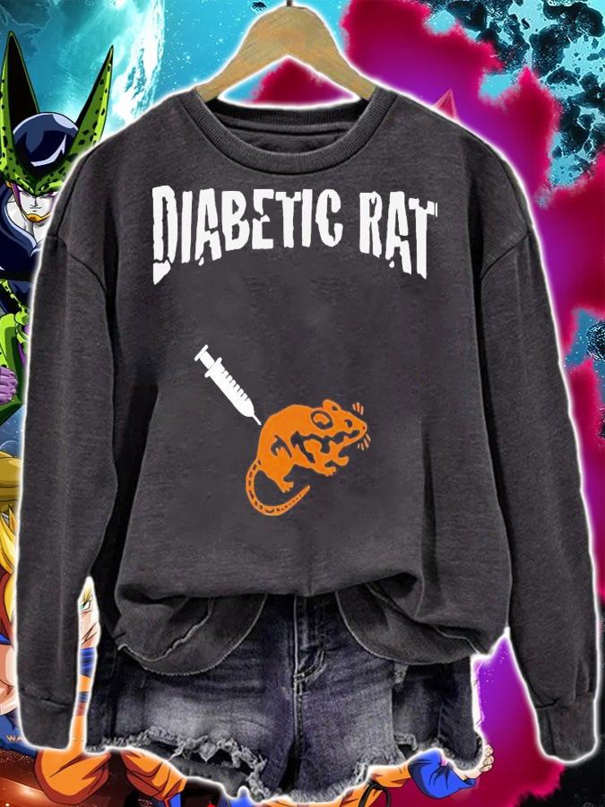 Diabetic rat shirt sweatshirt