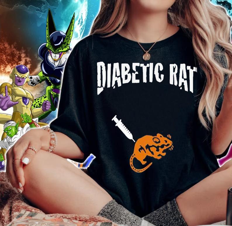 Diabetic rat shirt woman shirt