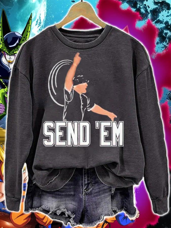 Send 'em baseball T-shirt sweatshirt