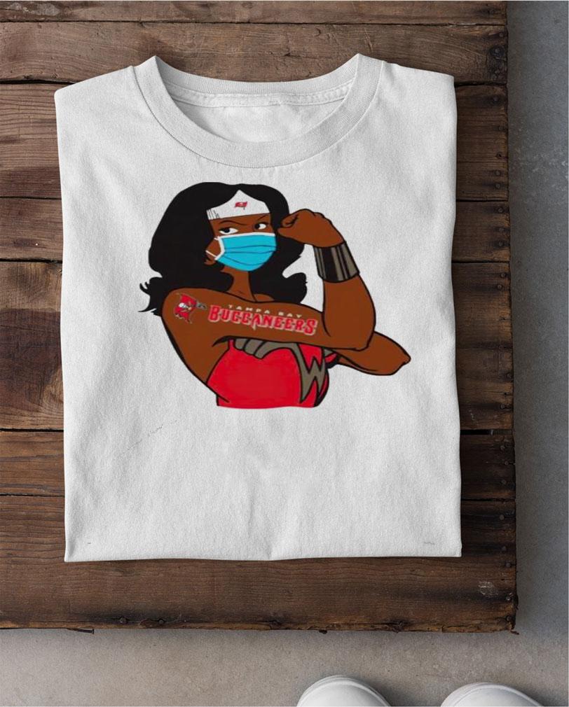 Strong Woman Face Mask Tampa Bay Buccaneers shirt shirt
