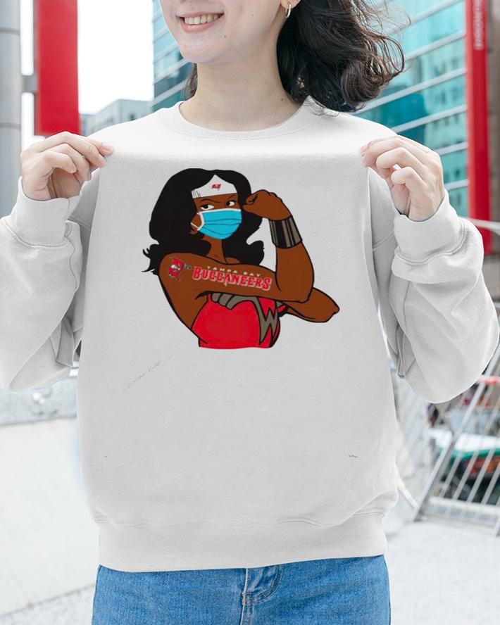 Strong Woman Face Mask Tampa Bay Buccaneers shirt sweatshirt
