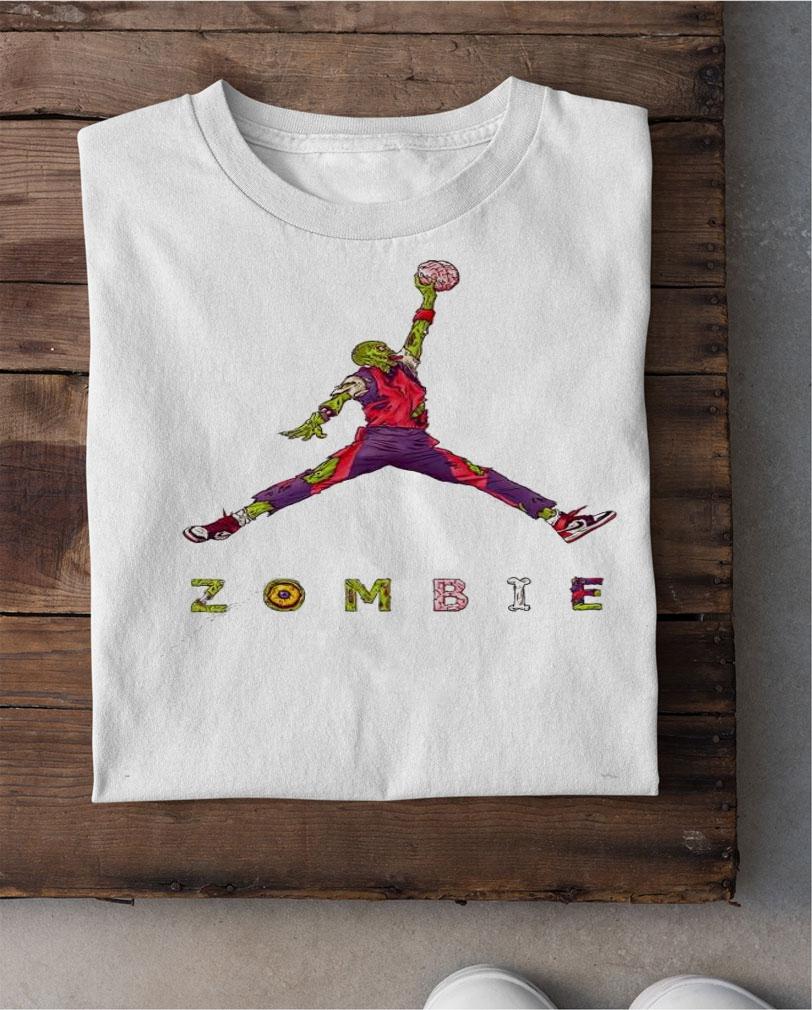 Zombie Jordan Halloween day shirt shirt