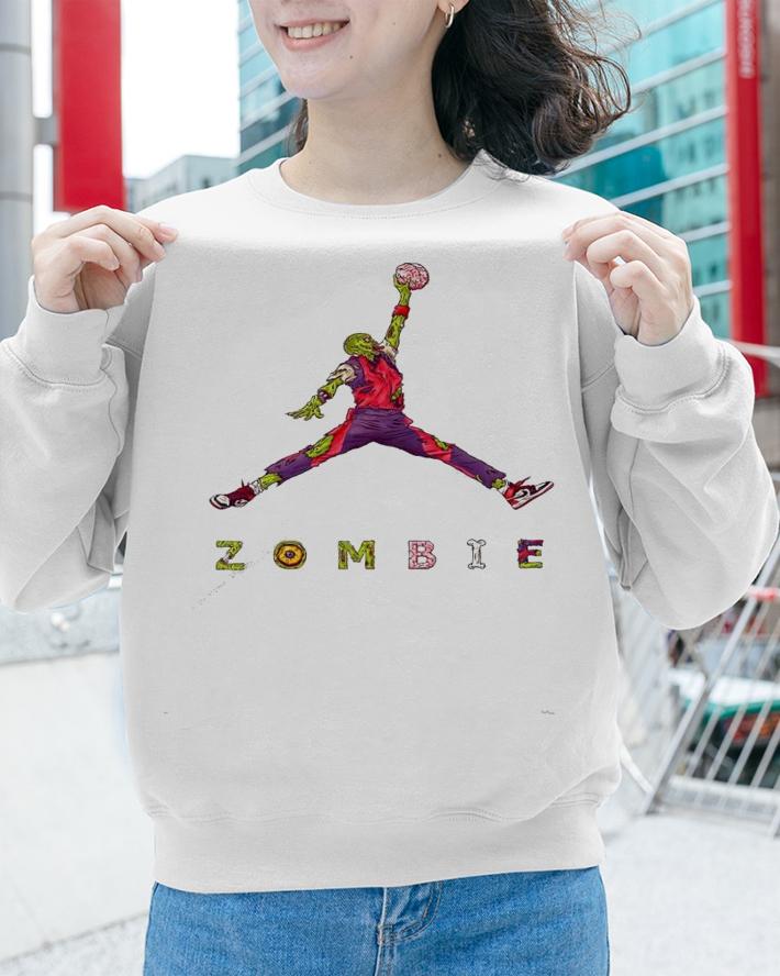 Zombie Jordan Halloween day shirt sweatshirt
