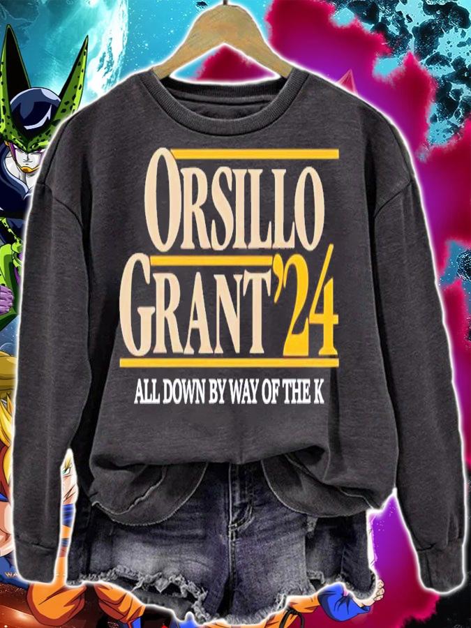 Orsillo Grant 24 all down by way of the K shirt sweatshirt