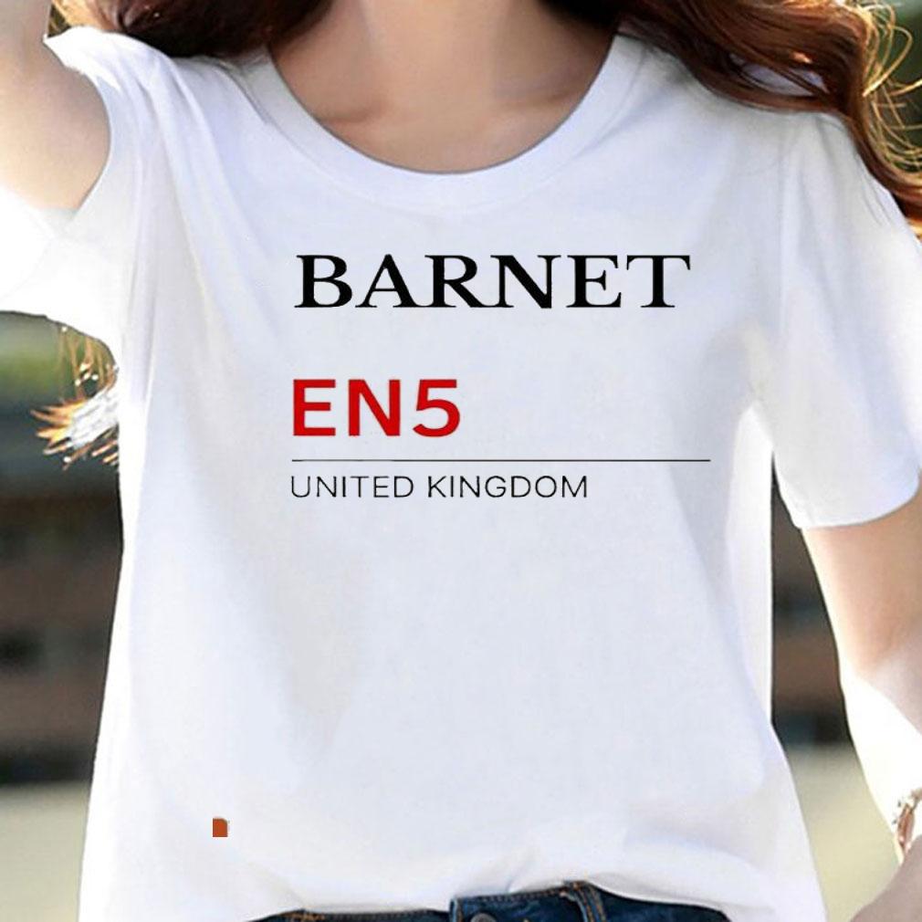Postcode Barnet EN5 United Kingdom shirt woman shirt