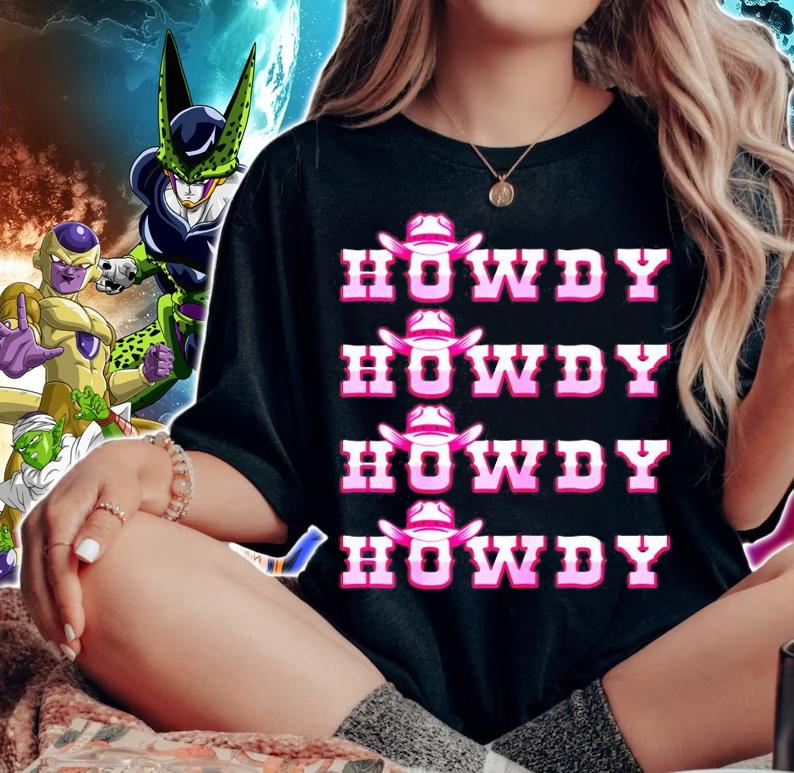 Pink Howdy Cow Girl Western Country Southern Rodeo shirt woman shirt