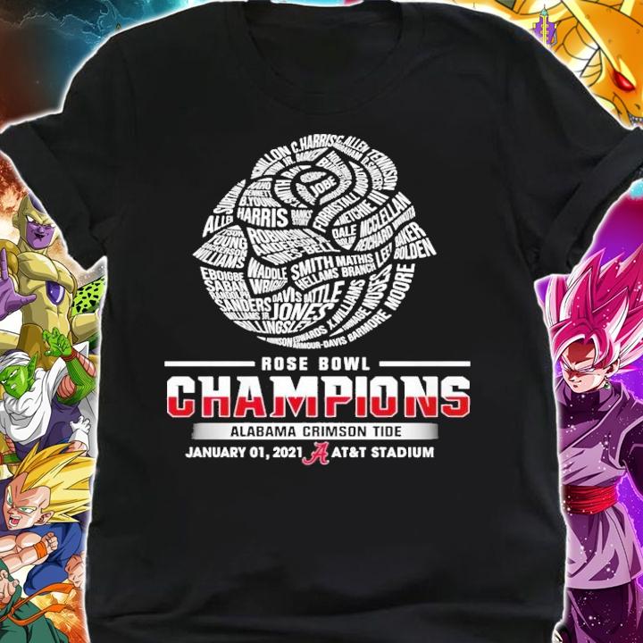 Rose Bowl Champions Alabama Crimson Tide January 01 2021 AT&T Stadium shirt shirt