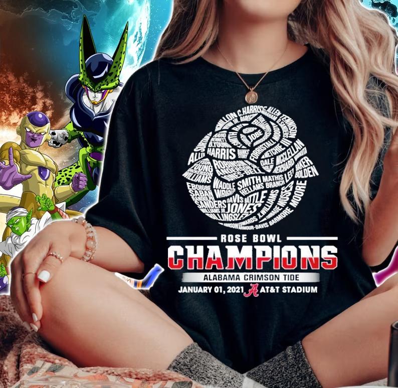Rose Bowl Champions Alabama Crimson Tide January 01 2021 AT&T Stadium shirt woman shirt