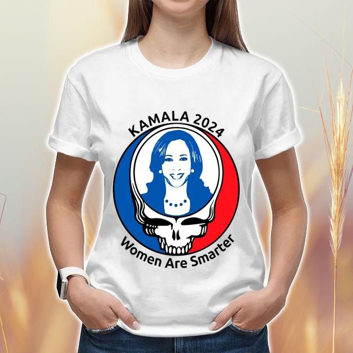 Kamala Harris Grateful Dead Kamala 2024 Women Are Smarter Shirt womenshirt