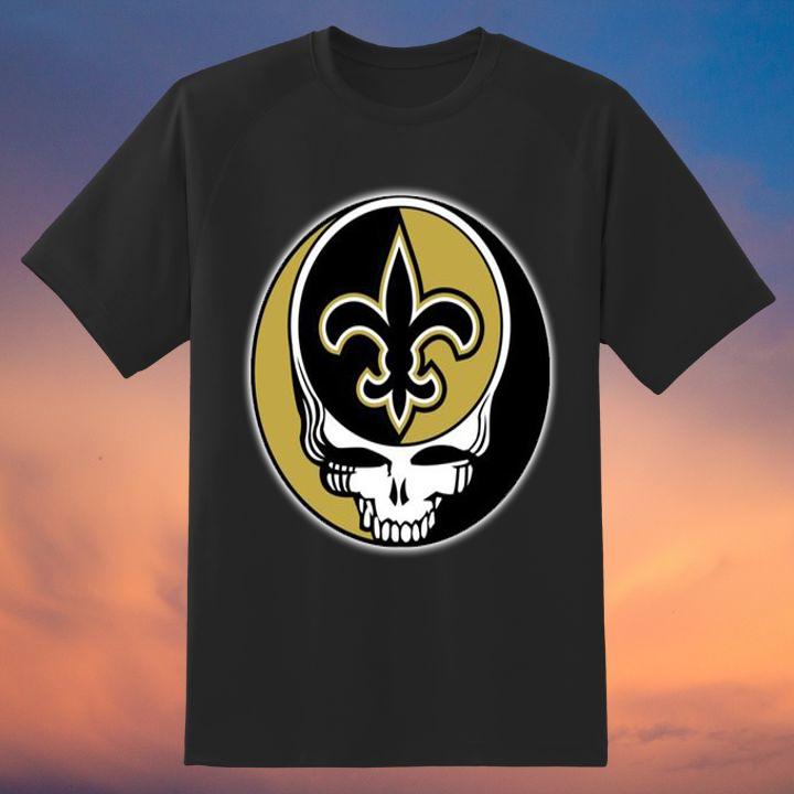 Grateful Dead New Orleans Saints Fan Shirt - Perfect for Die-Hard Fans