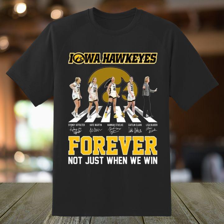 Caitlin Clark Abbey Road T-Shirt – Ultimate Iowa Hawkeyes Fan Gear!