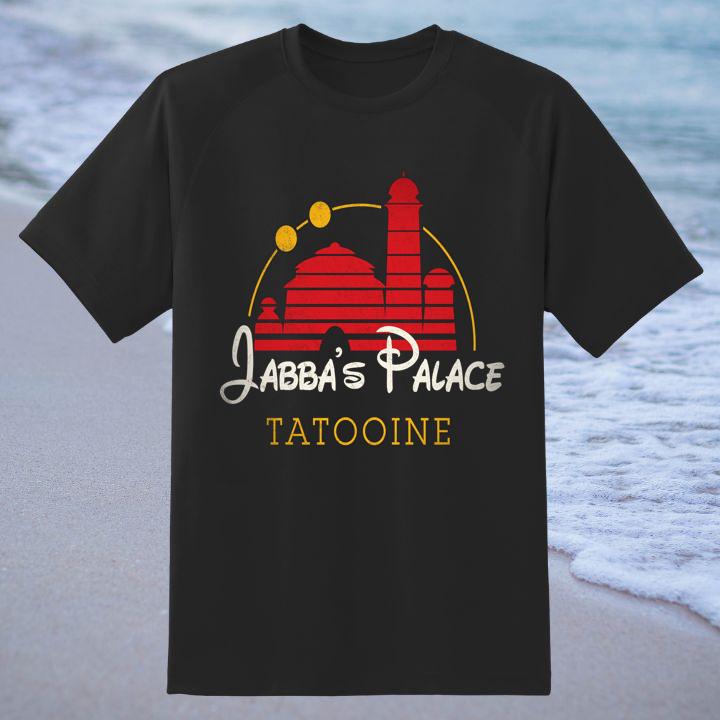 Star Wars Jabba's Palace Tatooine Funny Disney Castle Mashup T-Shirt