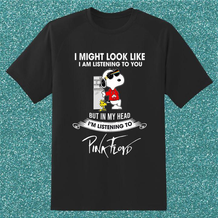 Premium Peanuts Snoopy And Woodstock Pink Floyd Dark Side Of The Moon T-Shirt
