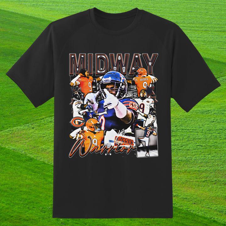 Jaquan Brisker Chicago Bears Midway Warrior Shirt