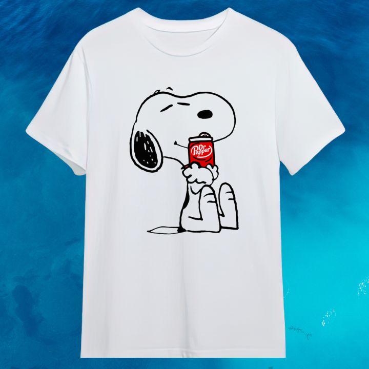 Cute Snoopy Hug Dr Pepper T-Shirt