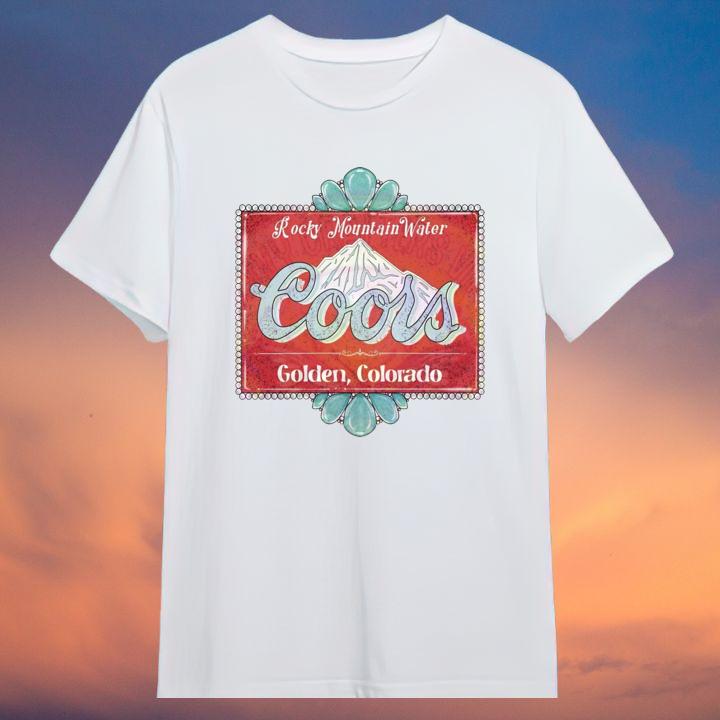 Rocky Mountain Water Coors Light Golden Colorado T-Shirt