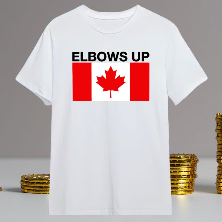Elbows Up Canada Shirt - Show Your Canadian Pride & Hockey Spirit!