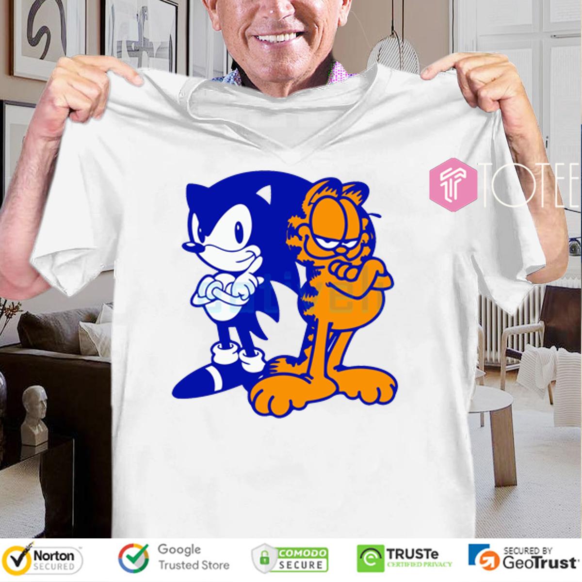 Sonfield Parody Sonic X Garfield T-Shirt
