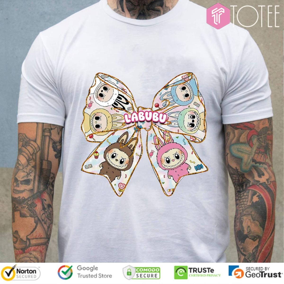 Bow Cute Labubu The Monsters T-shirt