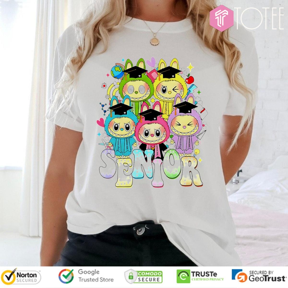 Graduation Senior Labubu The Monsters T-shirt