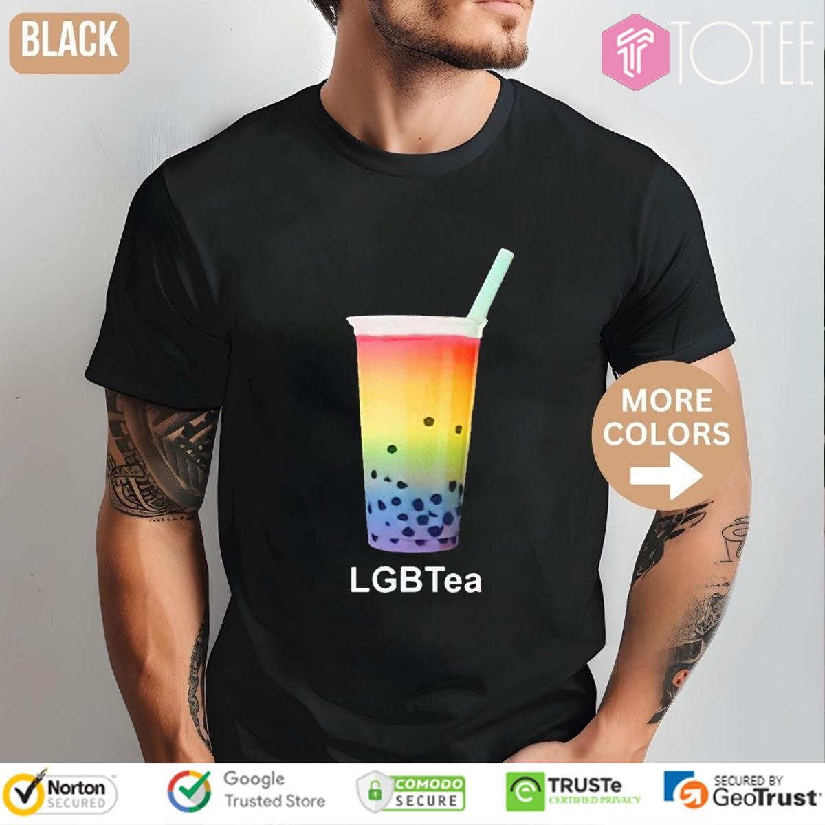 Lgbtea Boba Tea X Lgbt Pride Rainbow T-shirt