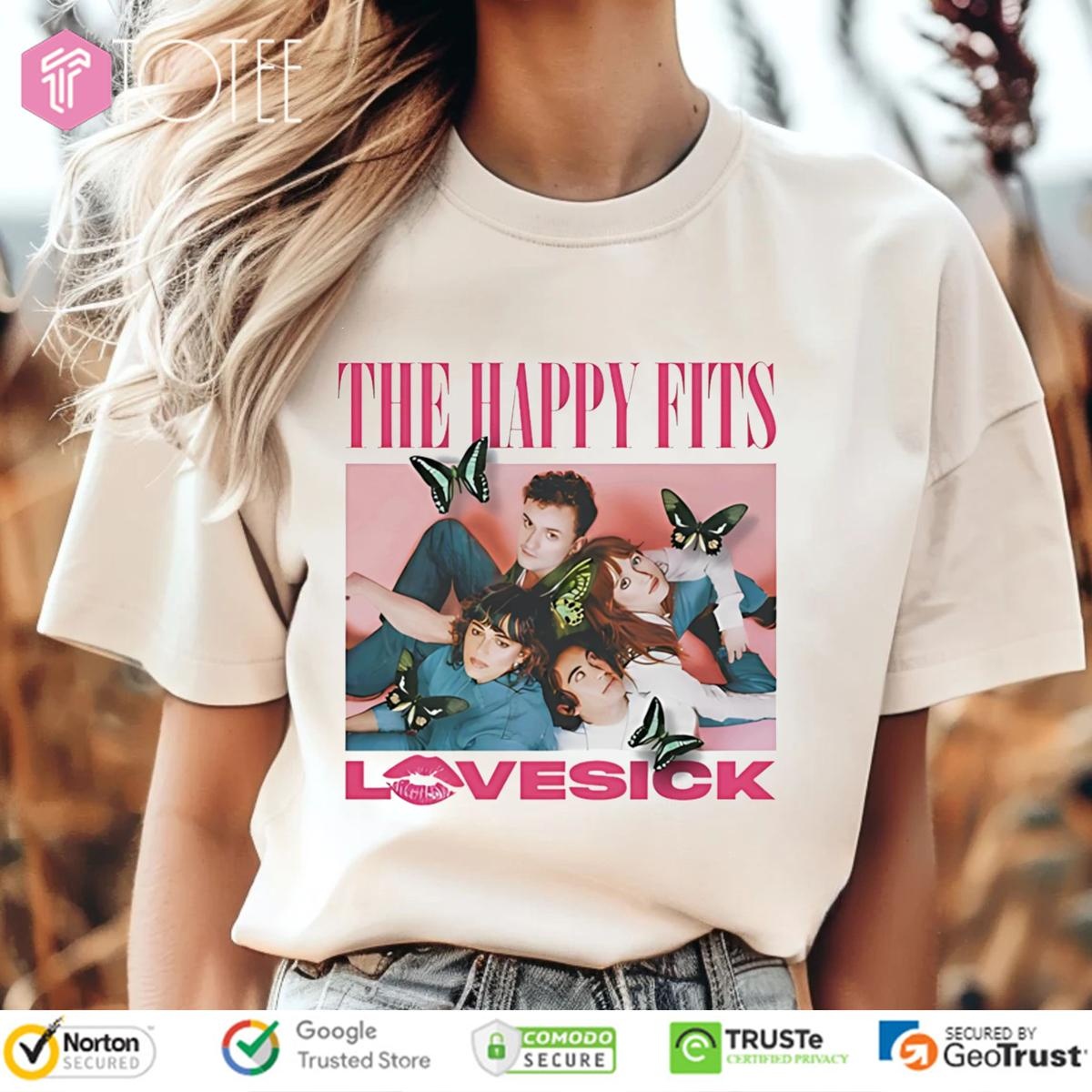 The Happy Fits Rock Band Lovesick T-shirt