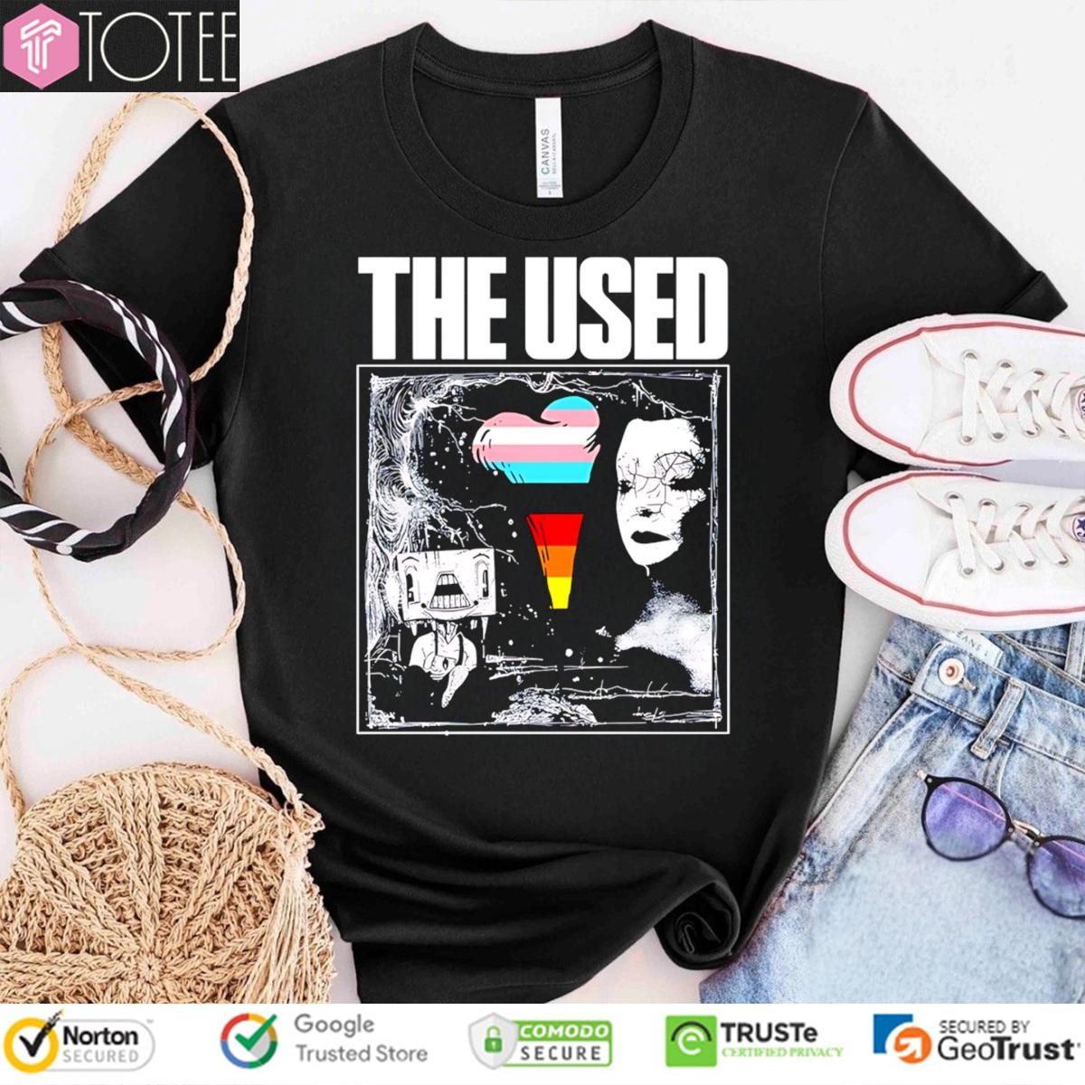 The Used Rock Band 25 Year Anniversary Tour Lgbt Pride T-shirt