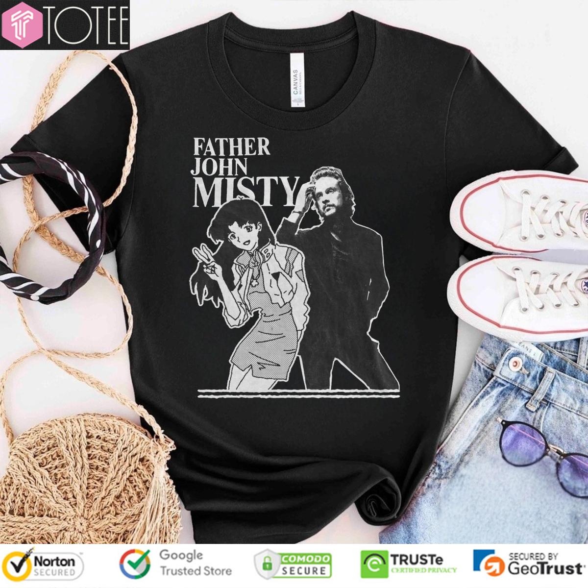 Father John Misty Misato Katsuragi Neon Genesis Evangelion T-shirt